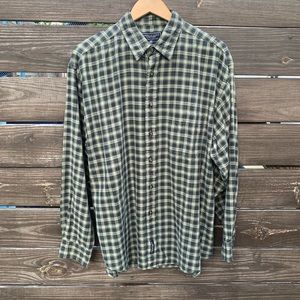 American Eagle Plaid Button-Down